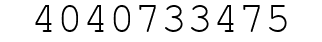Number 4040733475.