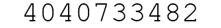 Number 4040733482.