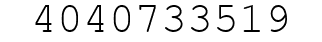 Number 4040733519.