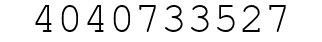Number 4040733527.