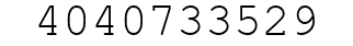 Number 4040733529.