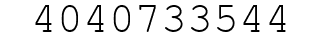 Number 4040733544.