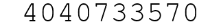 Number 4040733570.