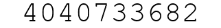 Number 4040733682.