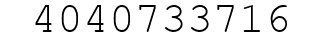 Number 4040733716.