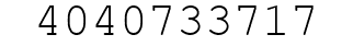 Number 4040733717.