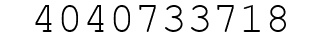Number 4040733718.