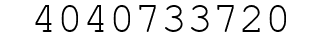 Number 4040733720.