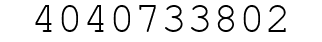 Number 4040733802.
