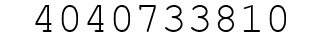 Number 4040733810.