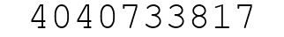 Number 4040733817.