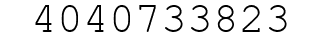 Number 4040733823.