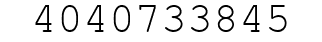 Number 4040733845.