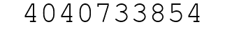 Number 4040733854.