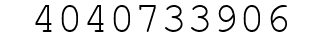 Number 4040733906.