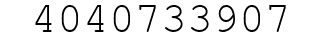 Number 4040733907.