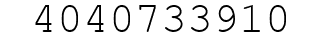 Number 4040733910.