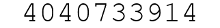 Number 4040733914.