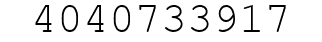 Number 4040733917.