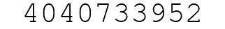 Number 4040733952.