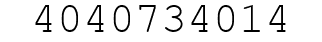 Number 4040734014.