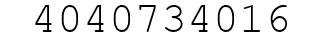 Number 4040734016.
