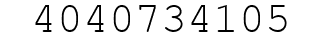 Number 4040734105.