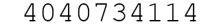 Number 4040734114.
