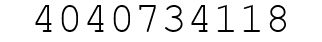 Number 4040734118.