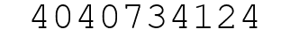 Number 4040734124.
