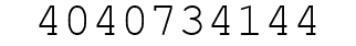 Number 4040734144.