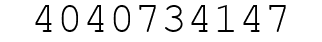 Number 4040734147.