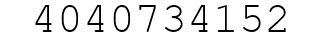 Number 4040734152.