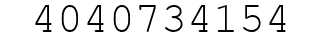 Number 4040734154.
