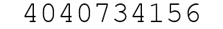 Number 4040734156.