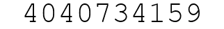 Number 4040734159.