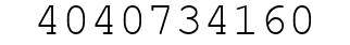 Number 4040734160.