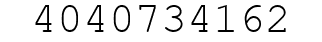 Number 4040734162.