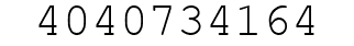 Number 4040734164.
