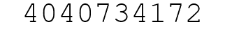 Number 4040734172.