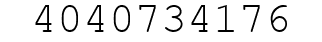 Number 4040734176.