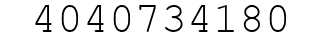 Number 4040734180.