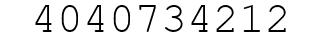 Number 4040734212.
