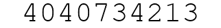 Number 4040734213.