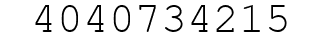 Number 4040734215.