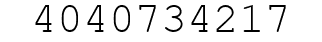 Number 4040734217.