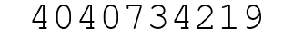 Number 4040734219.