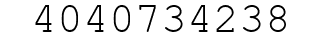 Number 4040734238.