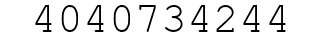 Number 4040734244.