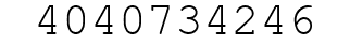 Number 4040734246.